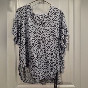 Elegant Leopard Print Pajama Set